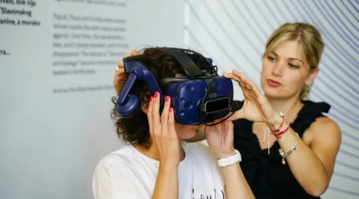 Réalité virtuelle utilisée dans la formation professionnelle immersive