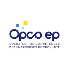 Logo OPCO EP – financement des formations professionnelles par l’opérateur de compétences des entreprises de proximité